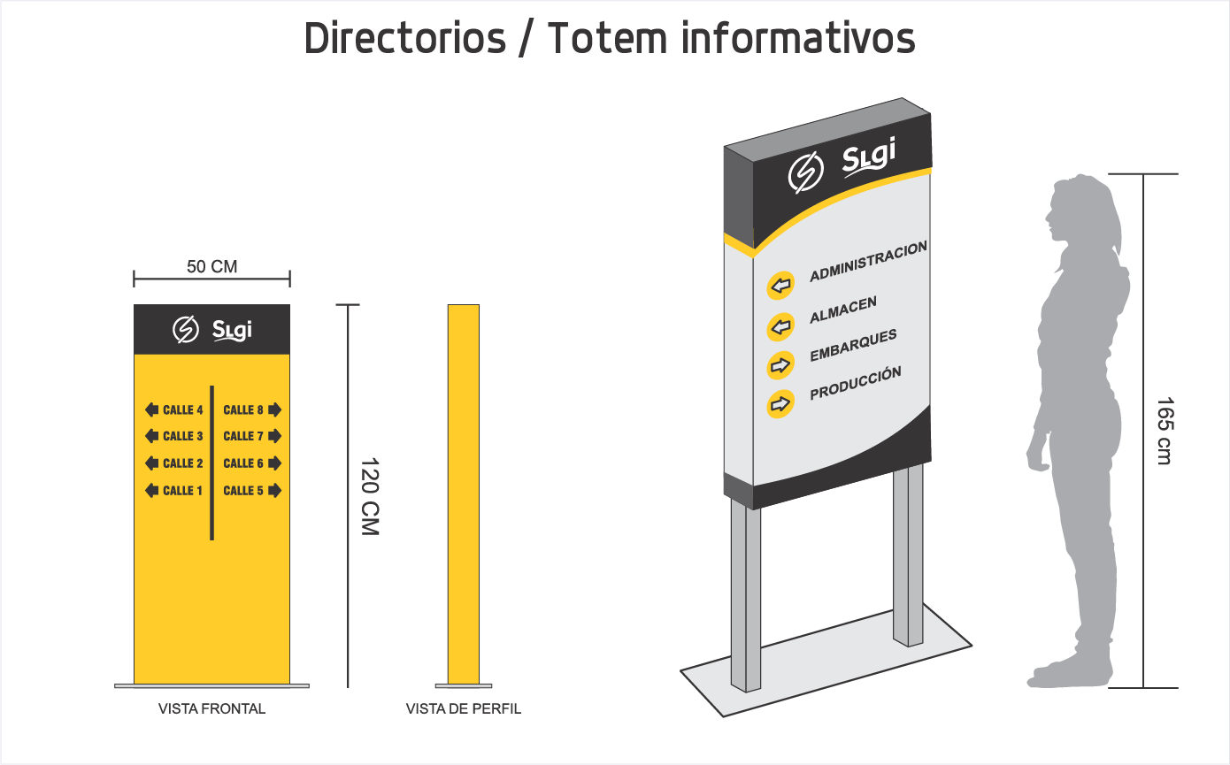 Directorios / Totem informativos